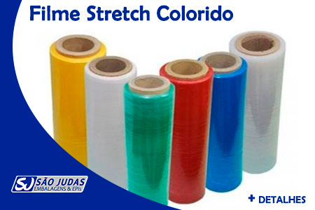 Filme Stretch Colorido